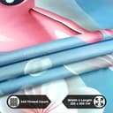 7D Bedsheet with 2 Pillow Covers, 225 x 250 CM, Aqua Blue 5