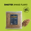 Roasty Tasty Roasted Millet Flakes | Gluten-Free Jowar Flakes | Perfect Replacement to Whole Wheat/Corn Flakes | No Added Sugar | Healthy Breakfast Cereal | Preservatives & Cholesterol Free | Transfat Free Millet Flakes for Breakfast | Low GI Crispies | 500g 3