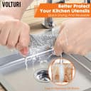 VOLTURI Non Scratch Wire Dish Cloth (Pack of 10), Steel Scrubber for Utensils Cleaning, Multipurpose Wet and Dry Cleaning, Stainless-Steel Dish Wash Scrubber for Washing Dishes, Sinks, Counters 4