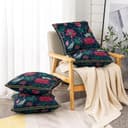 ishro home Premium Cushion Cover 16 inch x 16 inch | Luxury European Mosha Fabric | Love at First Sight Designs | Hidden Zipper | Machine Washable, Non- Fading | (2, Imperial Palace, 16 x 16 Inches) 4
