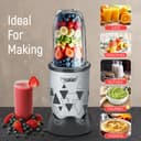 Prestige Iris Nutri-Mix 350W Mixer Grinder with 2 Multipurpose Jars|Compact Design|Dual Safety Inter-Lock System|Extra Lids for Storage|Back & Grey 4