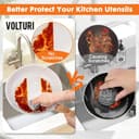 VOLTURI Non Scratch Wire Dish Cloth (Pack of 10), Steel Scrubber for Utensils Cleaning, Multipurpose Wet and Dry Cleaning, Stainless-Steel Dish Wash Scrubber for Washing Dishes, Sinks, Counters 3
