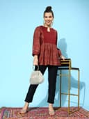 Libas Solid Silk Trousers for Women | Ethnic wear | Occasion Outfit 4