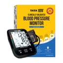 Tata 1mg Clinically Validated Blood Pressure Monitor| Gold Plated Microcontroller for High Precision| Arm Movement Detection Technology| Dual Power Option - USB Type C & AA Battery, Black 1
