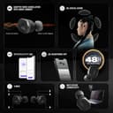JBL Tune Buds 2 TWS, ANC Earbuds, 48Hr Playtime,Dual Connect,6 Mics, Spatial Sound, Personi-Fi 3.0, Ambient Aware, Relax Mode, Customized EQ with Headphones App (Black) 3