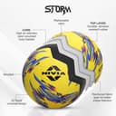 Nivia Combo Storm 2.0 Football (Size - 5, Yellow) with Ball Pump 3