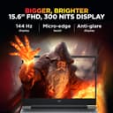 HP Victus, Intel Core 5 210H, 4GB RTX 3050 A (24GB DDR5, 512GB SSD) FHD, 144Hz, 300 nits, IPS, 15.6''/39.6 cm, Win11, M365* Office24, Mica Silver, 2.29kg, fa2500TX, Backlit, Gaming Laptop 5