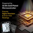 Tata 1mg Clinically Validated Blood Pressure Monitor| Gold Plated Microcontroller for High Precision| Arm Movement Detection Technology| Dual Power Option - USB Type C & AA Battery, Black 2