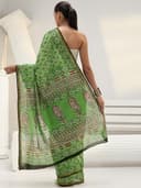 Libas Printed Cotton Saree for Women With Unstitched Blouse Piece | Daily & Casual Wear 3