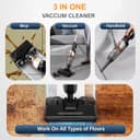 SEZNIK Vacuum Cleaner for House | Floor Mopping & Wet Spills + Dry Vacuuming | Turbo Sweep 3-in-1 Handheld Vacuum Cleaner | Vacuum & Mop | Corded, 600W, 20kpa Suction | 200ml Water Tank (SZ-V07) 2