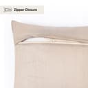 haus & kinder Cushion Cover 16 x 16 Inch | Embroidered Decorative Cushion Cover for Sofa, Bed & Home Decor | Ochre Spire Mustard | Pack of 1 2