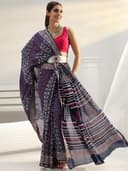 Libas Printed Cotton Saree for Women With Unstitched Blouse Piece | Daily & Casual Wear 2