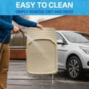 KINGSWAY Accessories Premium 5 Pcs PVC Car Floor Mat Compatible with Honda Jazz Year 2018 to 2023, Waterproof, Anti Slip, All Weather Protection, Easy to Clean Car Foot Mats, Beige 3G 5