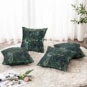 ishro home Premium Cushion Cover 16 inch x 16 inch | Luxury European Mosha Fabric | Love at First Sight Designs | Hidden Zipper | Machine Washable, Non- Fading | (2, Shahi Marrakech, 16 x 16 Inches) 4