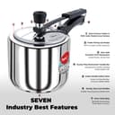 Pigeon by Stovekraft 3 Litre Special Stainless Steel Inner Lid Induction Base Pressure Cooker (Silver) BIS Certified 3