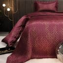 Stoa Paris 300TC UltraSatin Printed Double Bedsheet with 2 Pillow Covers, Gentle on Skin & Hair, Wrinkle & Fade Resistant, Aesthetic Home Decor, Gift for Couple, Starlit Night - Wine (228cm x 254cm) 5