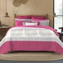 MYTRIDENT Sanskriti Cotton Bedsheet for Double Bed, Gifting Collection King Size - Gond Art Pink 1