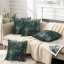 ishro home Premium Cushion Cover 16 inch x 16 inch | Luxury European Mosha Fabric | Love at First Sight Designs | Hidden Zipper | Machine Washable, Non- Fading | (2, Shahi Marrakech, 16 x 16 Inches) 5