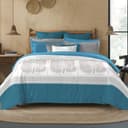 MYTRIDENT Sanskriti Cotton Bedsheet for Double Bed, Gifting Collection King Size - Gond Art Blue 1