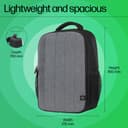 HP 330 15.6-inch Laptop Backpack/Trolley Pass-Through; Padded Back Panel; Padded air mesh Panel/Hand wash and air Dry/1 Year Limited Warranty (793A7AA) 2