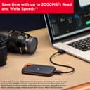 SANDISK Extreme Pro 1TB Portable External SSD, Up to 2000MB/s, USB-C, IP65 Water & Dust Resistant, 3m Drop Protection, Metal Enclosure, PC, Mac & Smartphone Compatible 4