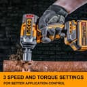 Ingco Brushless Impact Wrench, Nut-Busting Torque 650Nm, 20V Cordless 1/2 Inch Battery Impact Gun, 2200RPM with 2 PCS 4.0 Ah Battery Packs and Fast Charger 5