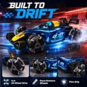 Lifelong F1 RC Car for Kids | 1:14 Scale, 4x4 Wheel Drift Car with Hand Sensor Control | Stunt Car with Smoke, Lights, Racing Sounds, 360° Spin | USB Rechargeable Remote Control Toy for Kids 3–12 Yrs 3