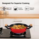 Prestige Castlite Enamel Coated Cast Iron Kadai 20cm/ 1.4L | Lightweight, High Heat Retention | Gas & Induction Compatible | Low-Oil Cooking | Stay-Cool Wooden Handles | Easy Clean | 15Y Warranty 5