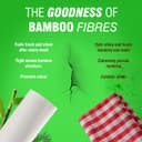 Beco Reusable Kitchen Towel Roll-2000 Times Washable|Soft & Highly Absorbent|Better Alternative to Dishcloth, Kitchen Tissue Paper Roll/Paper Towel| Eco Bamboo Wipes for Home Cleaning|20 Sheets 4