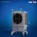 Kenstar MAHA KOOL HC 70 L Desert Air Cooler|Anti-Bacterial Honeycomb Pads|High-Speed Fan|Inverter Ready|50Ft Powerful Air Throw|1-Yr Product Warranty+5-Yr Warranty on Pump&Motor|5-Star BEE Rating|Grey 2