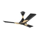 Orient Electric’s 1200 mm Wendy| Decorative ceiling fan with dual-toned blades| Anti-rust blades| High-speed fan with PSPO technology|100% Copper motor | 2-year warranty | Metallic Black-Gold 1