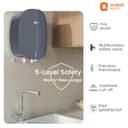 Orient Electric Instaflo Neo Geyser 3 Litre Instant Water Heater| Stainless Steel Tank| Red Dot Design Winner| High-rise Compatible| Shockproof, 6.5 Bar| 6 years tank warranty by Orient |Midnight Grey 3