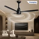 Crompton Energion Grace 1200mm BLDC Ceiling Fan | Point Anywhere Remote Control | BEE 5 Star Rated Energy Efficient | Superior Air Delivery | 4* Year Manufacturer Warranty | Matte Black 3