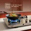 Glen 3 Burner Stainless Steel LPG Gas Stove | Auto Ignition | 10 Year Warranty on Burners & Gas Valve | 1 Jumbo Forged Brass Burner | Ultra Tuff Body | 360° Revolving Inlet Nozzle | 1053UTTNDTSSAI 4