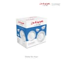 La Opala Diva Classique Collection Opal Glass Crockery | for Family of 6 | Dinner Set 19 pcs Mystrio Black | Plates & Bowls for Dining | Microwave Safe | 100% Vegetarian | Extra Strong | White 5