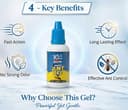 Amish Herbal Ant Gel Pack of 2 | 10 Min Max Bait Formula | Powerful Organic Repellent & Cleaner | Removes Red & Black Ants, Antox Pests | Natural Dawa Protector for Home & Kitchen 3