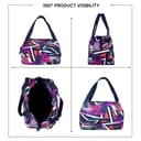 F Gear Tidbit FZ Blue 6L Lunch Bag, Compact & Lightweight, Padded Interior, Durable Zippers, Easy Carry Handle, Ideal for School,Travel, Office, Picnic & Everyday Use 3