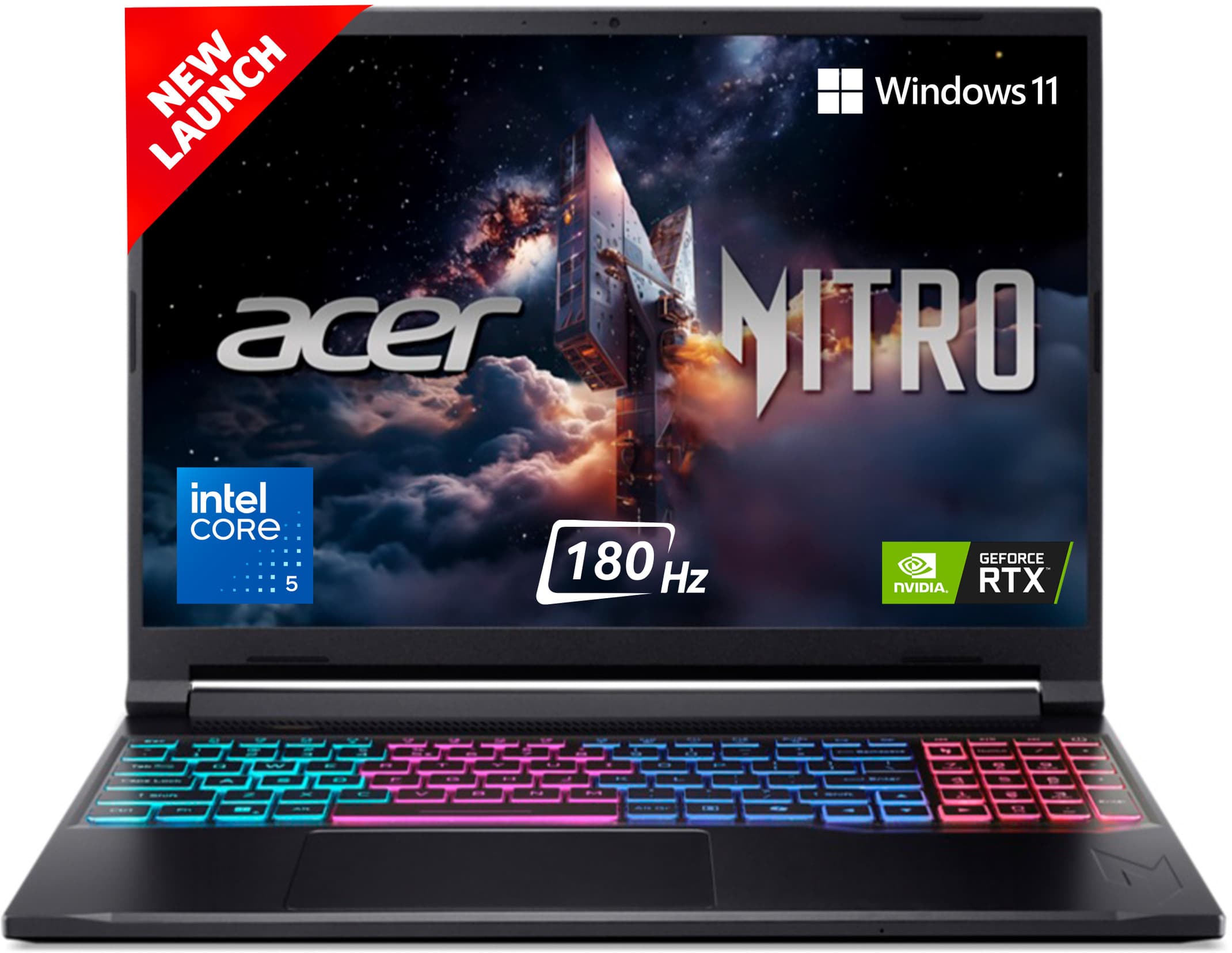 Acer NITRO V 16S Intel Core 5 - (16 GB/512 GB SSD/Windows 11 Home/8 GB Graphics/NVIDIA GeForce RTX NVIDIA GeForce RTX 5050/180 Hz) ANV16S-71 Gaming Laptop Rs.128999  Price in India - Buy Acer NITRO V 16S Intel Core 5 - (16 GB/512 GB SSD/Windows 11 Home/8 GB Graphics/NVIDIA GeForce RTX NVIDIA GeForce RTX 5050/180 Hz) ANV16S-71 Gaming Laptop Obsidian Black Online - Acer : Flipkart.com