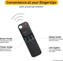 Atomberg Ameza Remote Controlled|High Air Flow|Low Noise|Power Saving | Timeless Design with 2 Year Warranty BLDC Motor with Remote 1200 mm Ceiling Fan (5 Star | Gloss Black | Pack of 1) 5