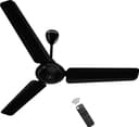 Atomberg Ameza Remote Controlled|High Air Flow|Low Noise|Power Saving | Timeless Design with 2 Year Warranty BLDC Motor with Remote 1200 mm Ceiling Fan (5 Star | Gloss Black | Pack of 1) 1