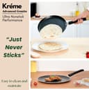 Kreme series Nonstick Granite Non-Induction Flat Dosa Tawa 28 cm diameter (Aluminium, Non-stick) 5