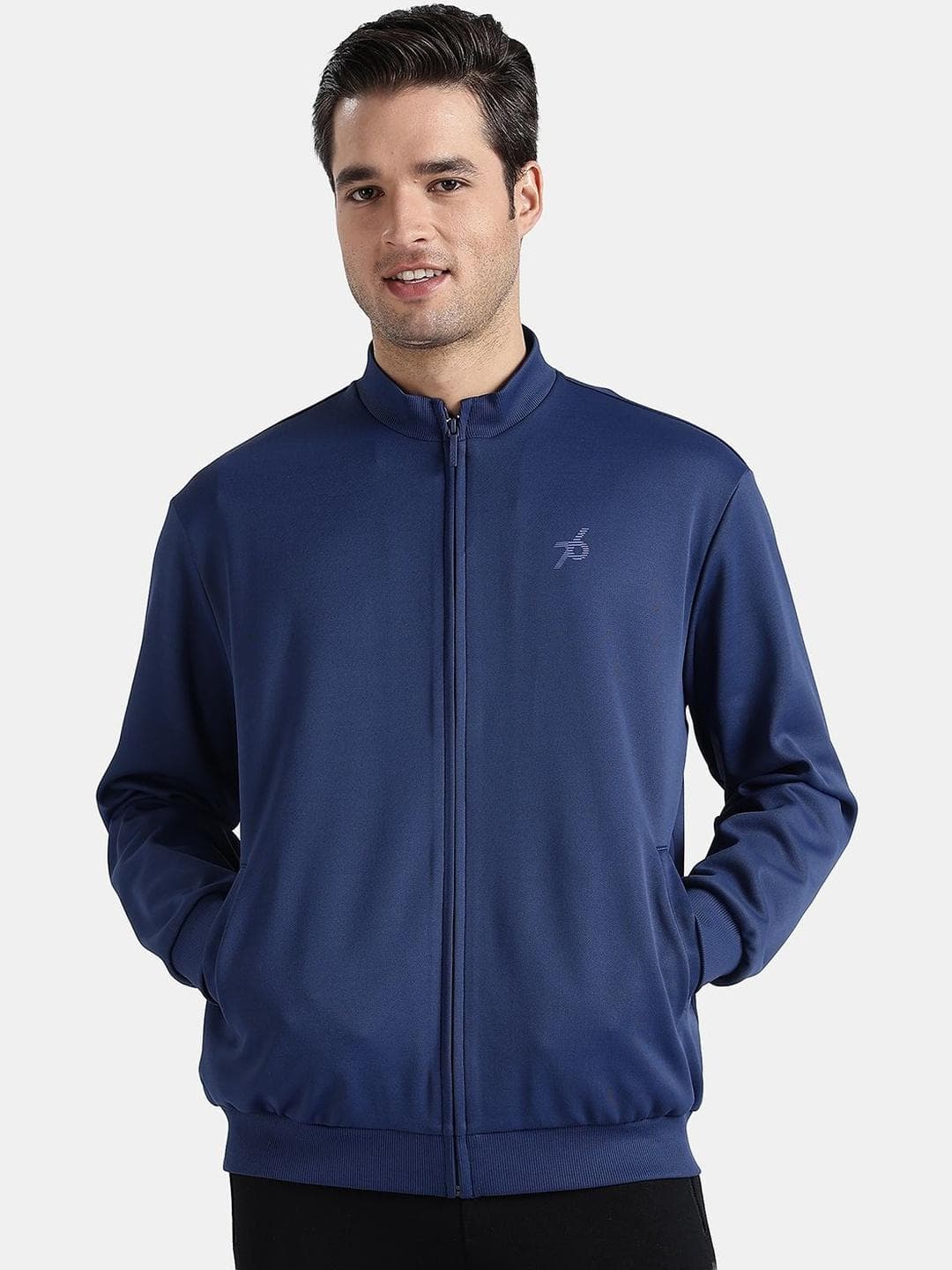 Jockey Microfiber Fabric Jacket With Convenient Pockets And StayFresh Treatment AM83