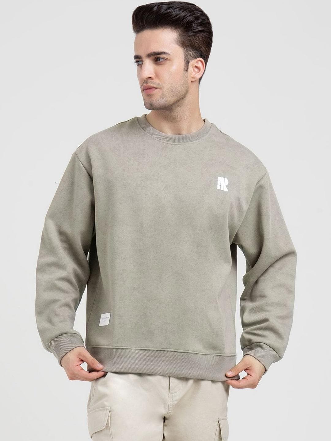 Red Tape Men Printed Sweatshirt