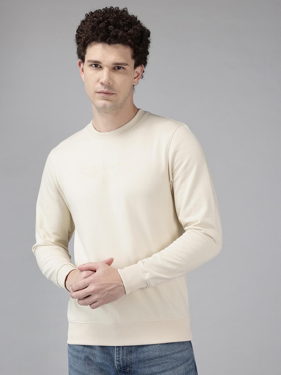 Park Avenue Brand Logo Printed Sweatshirt