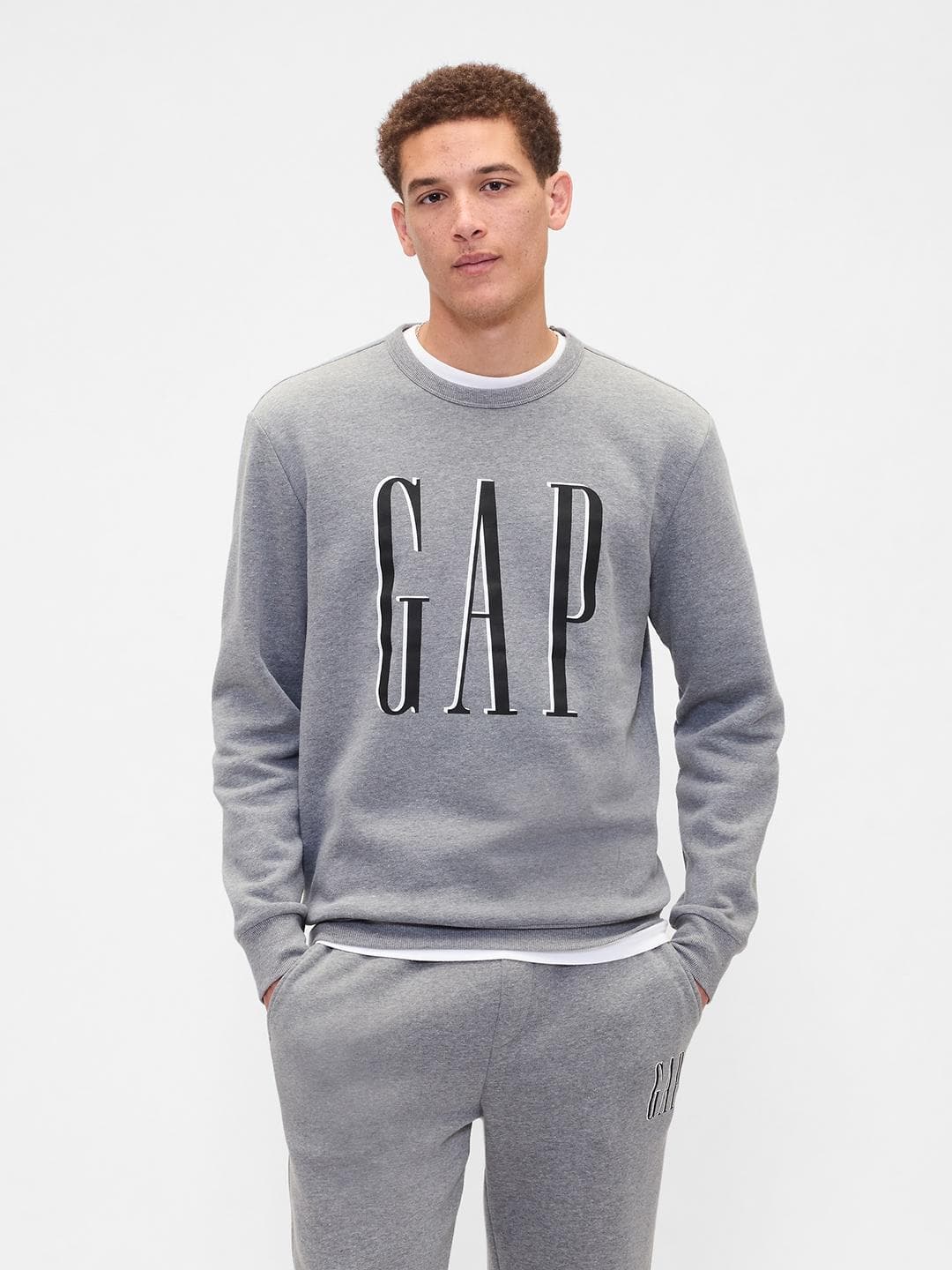 GAP Men Printed Sweatshirt