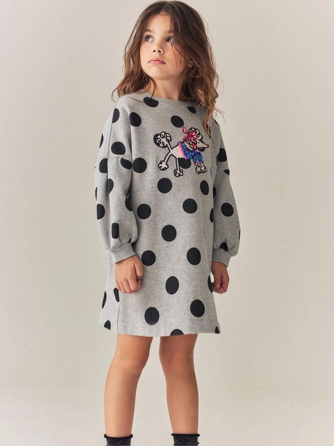 NEXT Polka Dot Print T Shirt Dress
