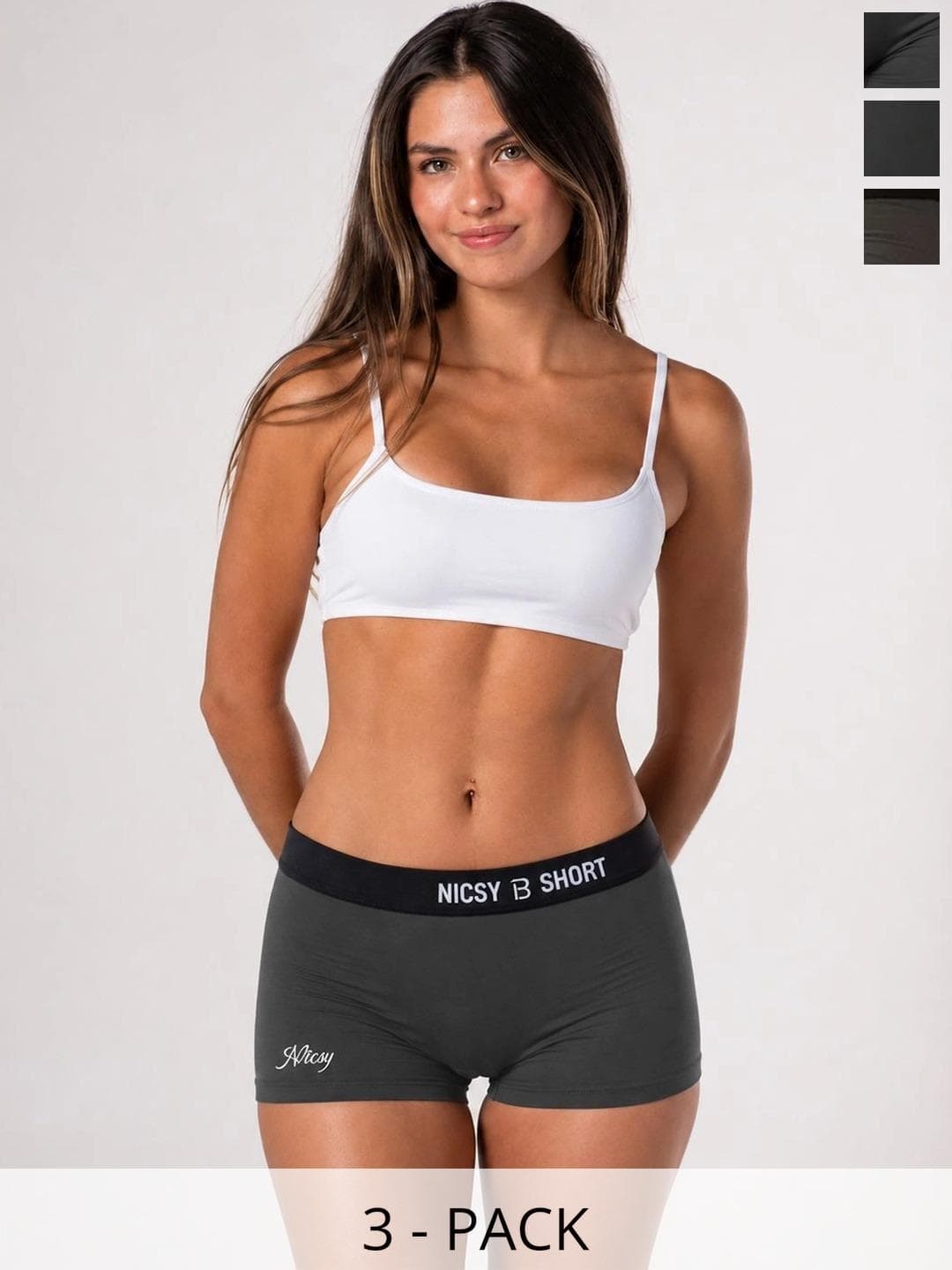Nicsy Women Pack Of 3 Briefs