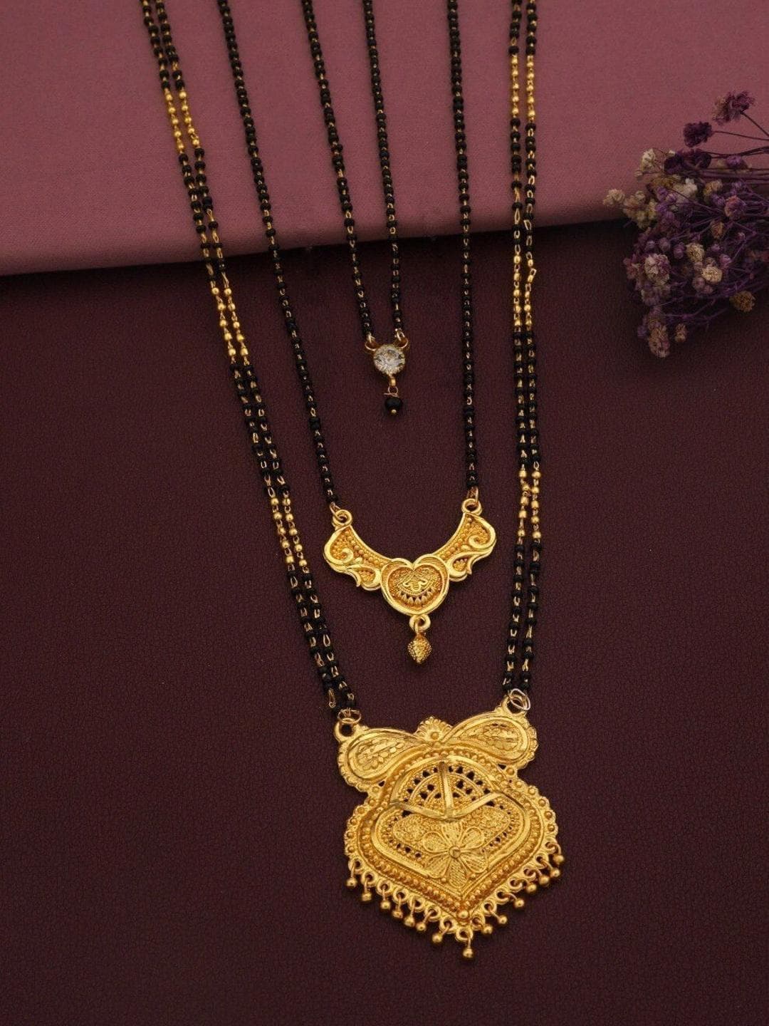 Wuzong Gold Plated Mangalsutra