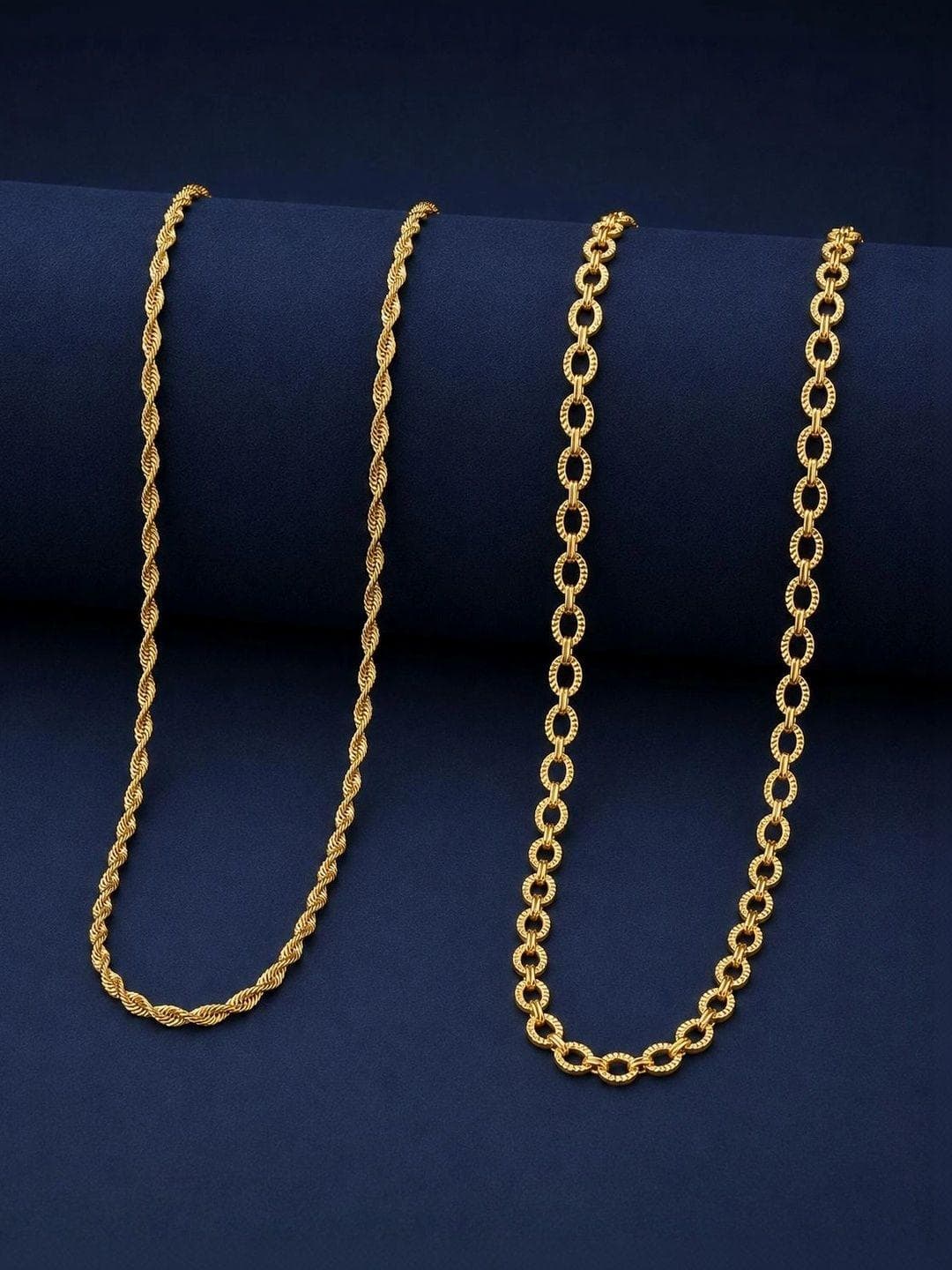 Zeraki Jewels Brass Gold Plated Chain