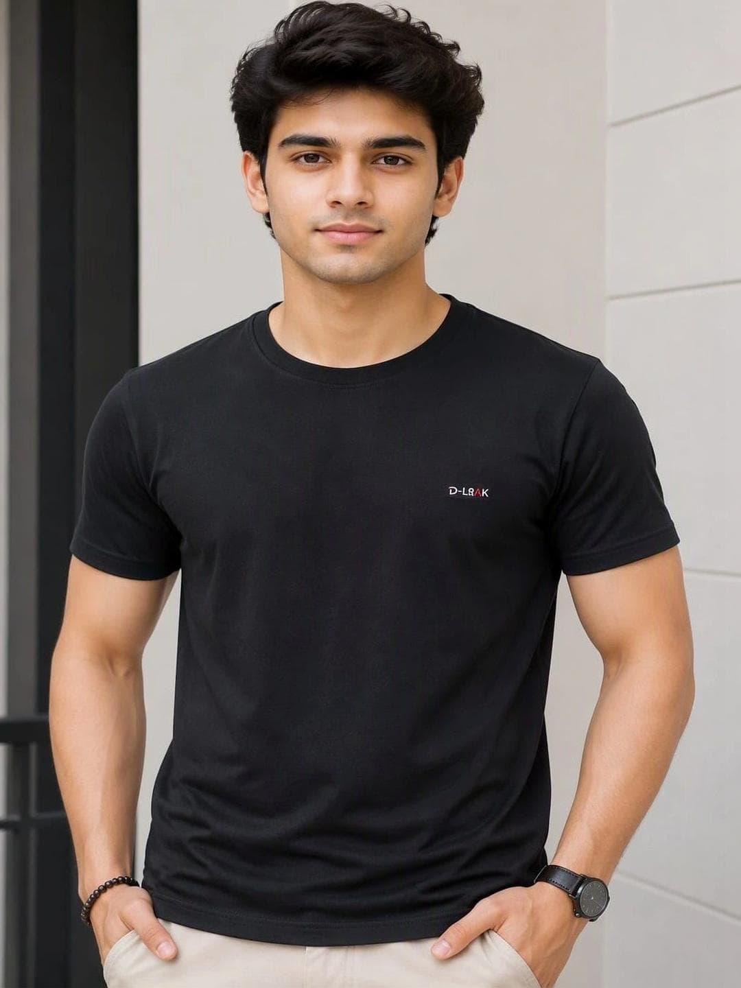 D LoAk Men Brand Logo T Shirt